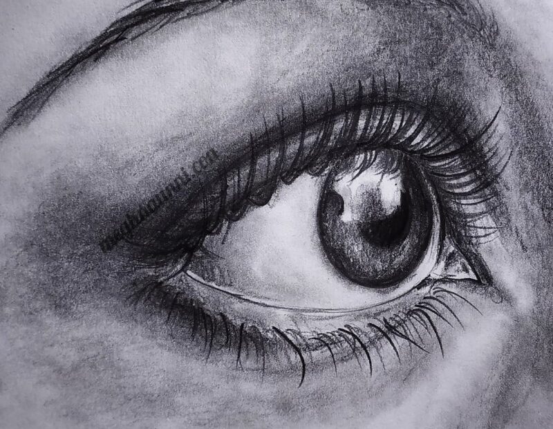 Draw An Eye In 30 Mins Simple Eye Tutorial Pencil Shading