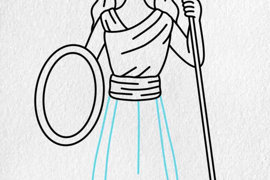 Draw Athena HelloArtsy