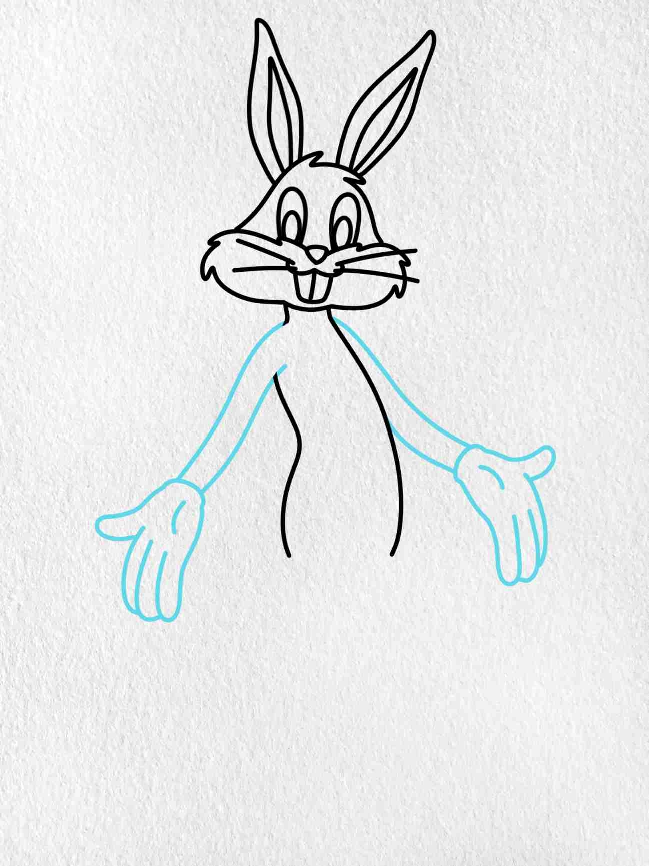 Draw Bugs Bunny HelloArtsy