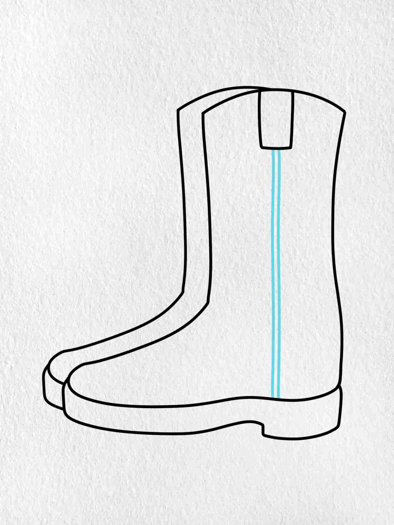 boot drawing