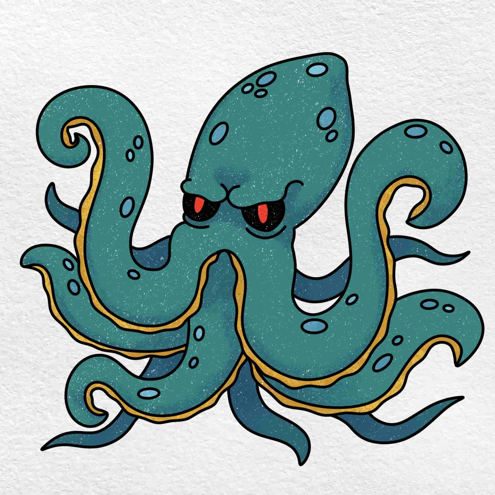 Draw Kraken HelloArtsy