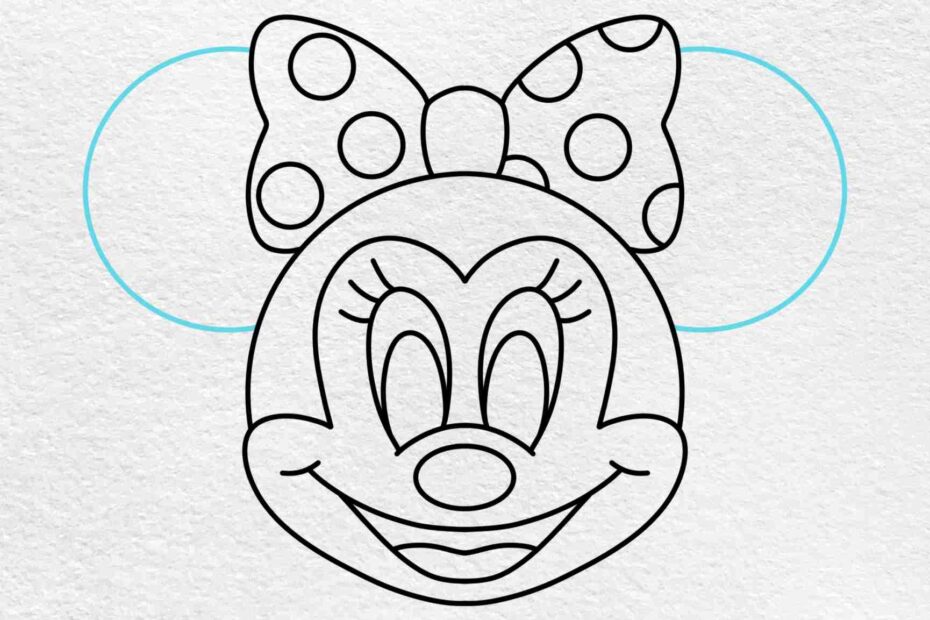 Draw Minnie Mouse s Face HelloArtsy