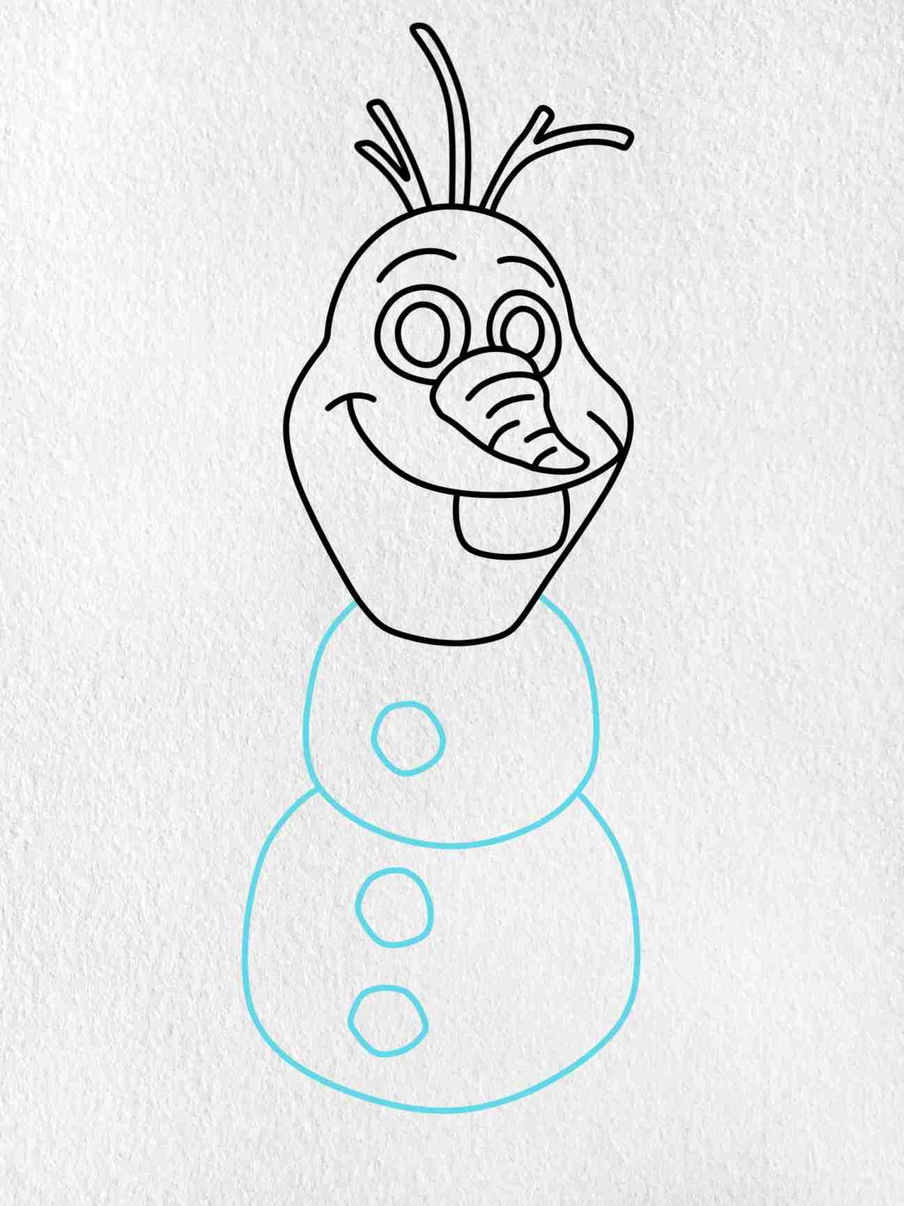 Draw Olaf From Frozen HelloArtsy