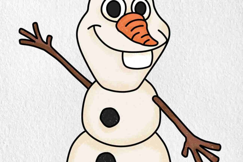 Draw Olaf From Frozen HelloArtsy