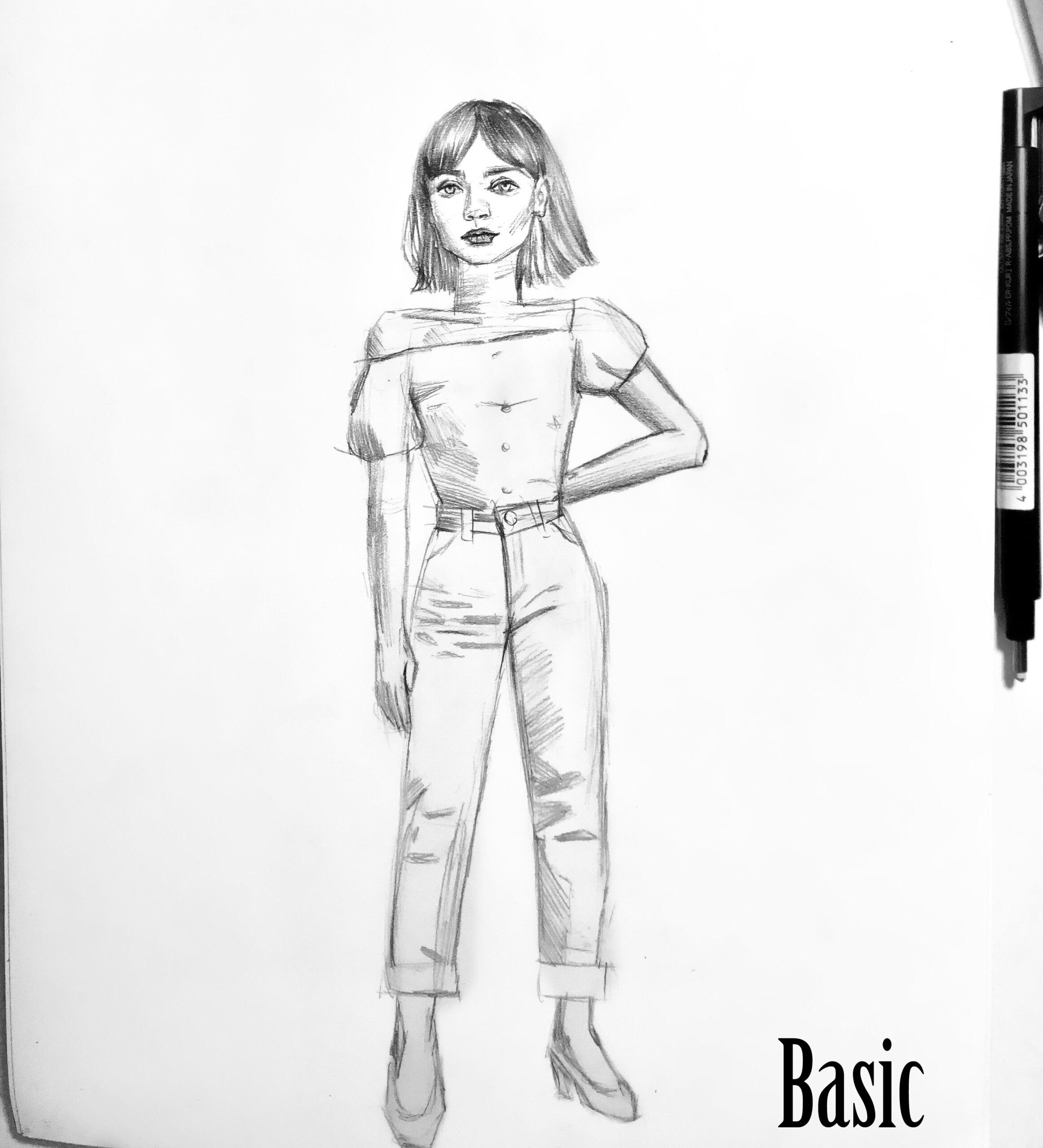 Draw Realistic Full Body Portraits By Artbytalent Fiverr