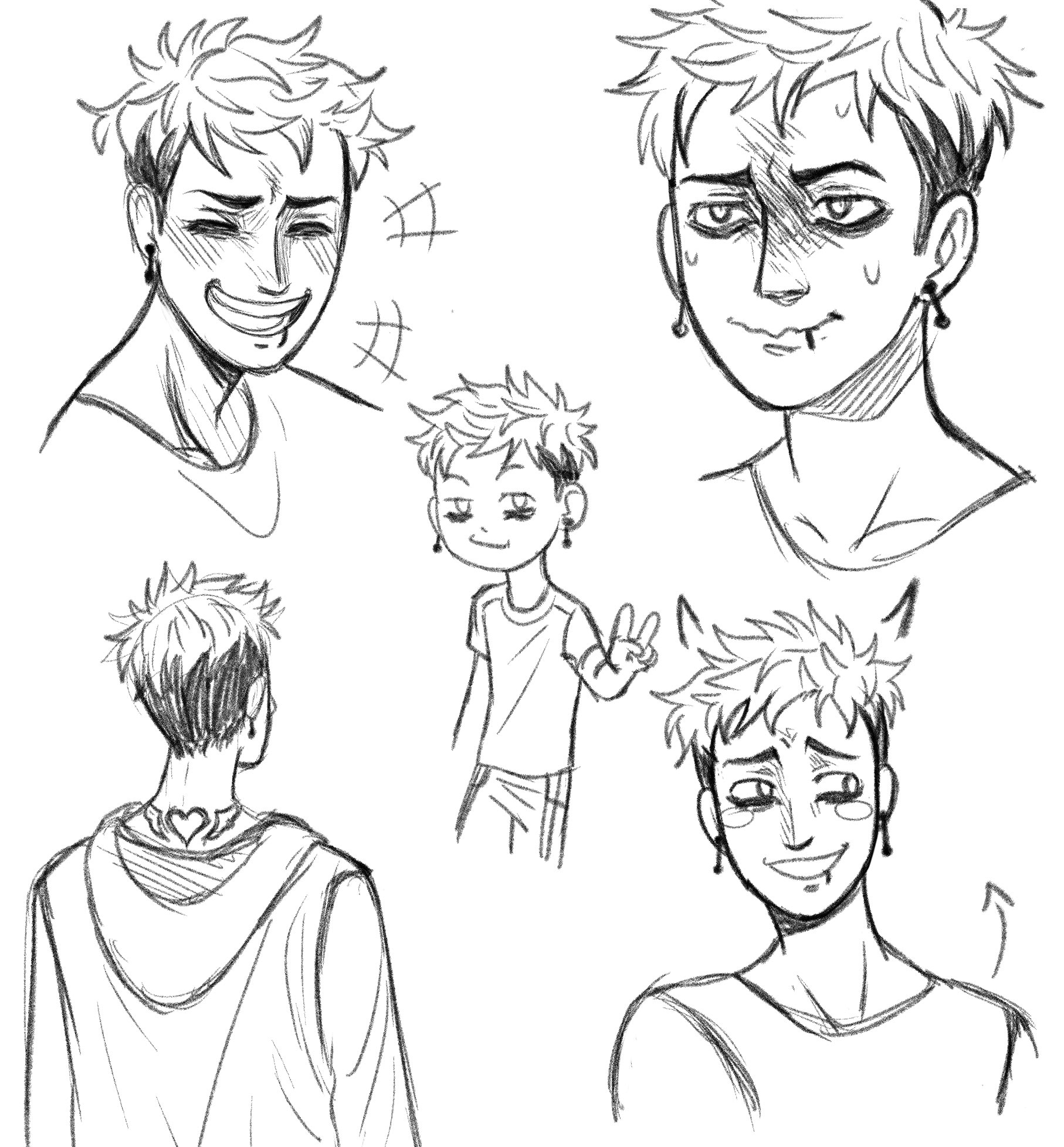 Draw You A Sketch Of Your Oc Or Any Character In My Style By 