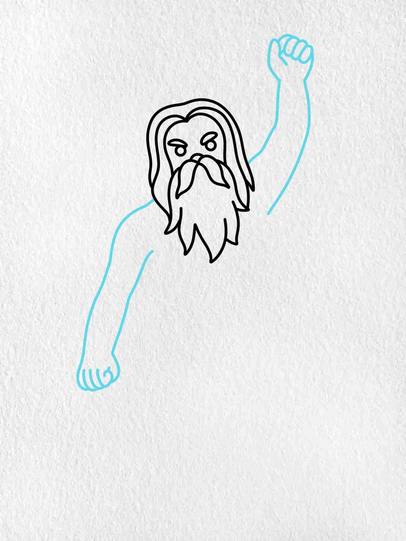 Draw Zeus HelloArtsy