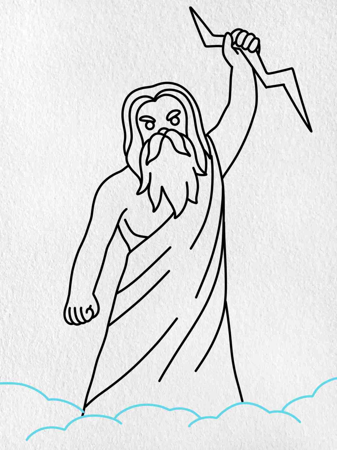 zeus drawing