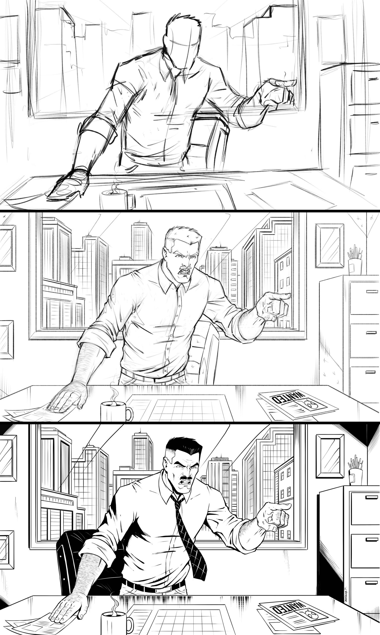 Drawing For Comics The Stages Of Comic Art Ram Studios Comics