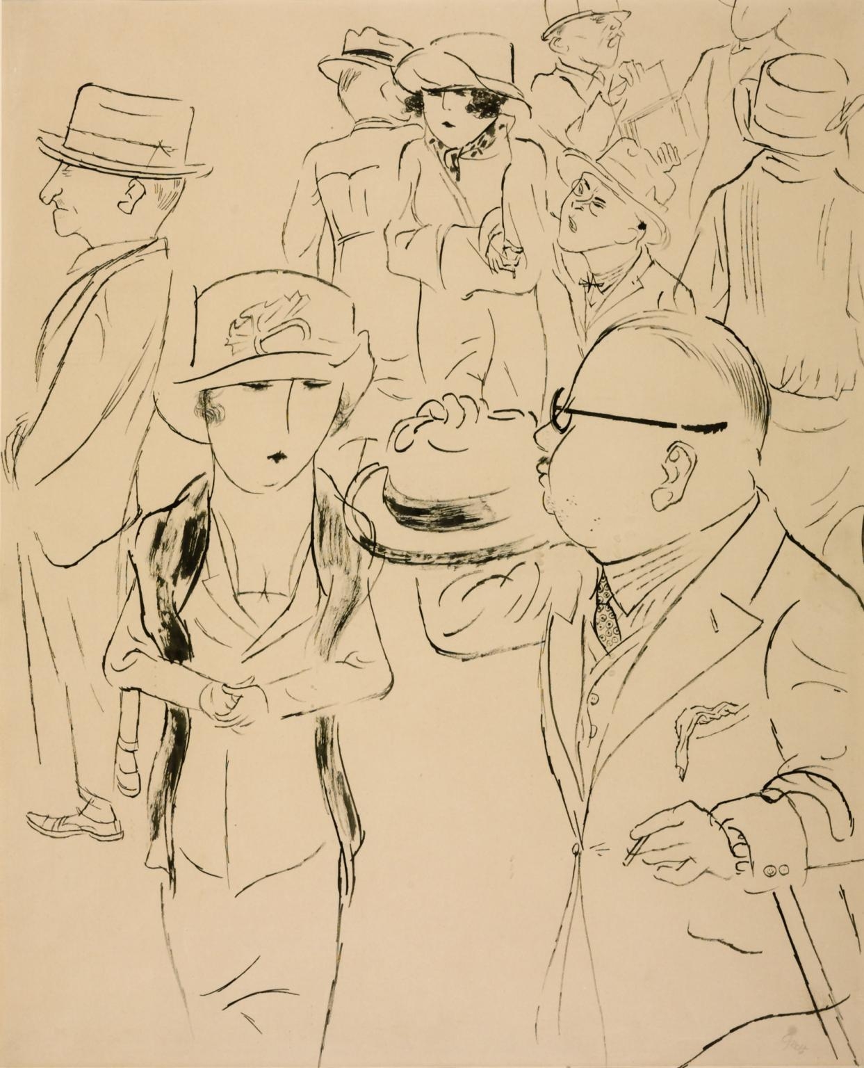 Drawing For The Mirror Of The Bourgeoisie George Grosz C 1925 Tate