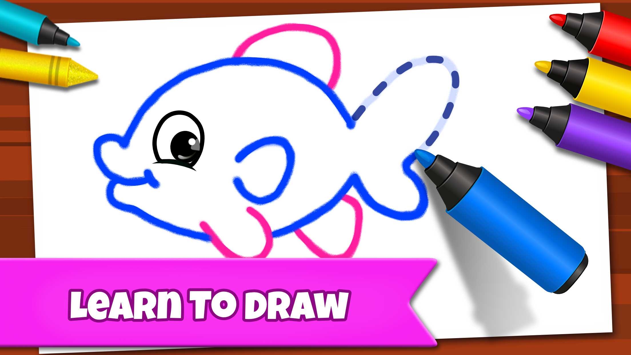 Drawing Games Draw U0026 Color For Kids
