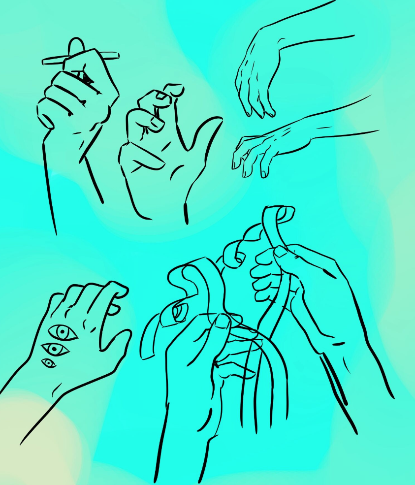 hand drawing reference