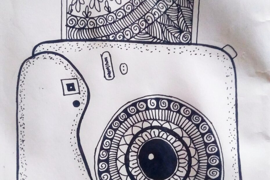 DRAWING I Made Another Beautiful Drawing Today I Tried To Draw A Camera Hive