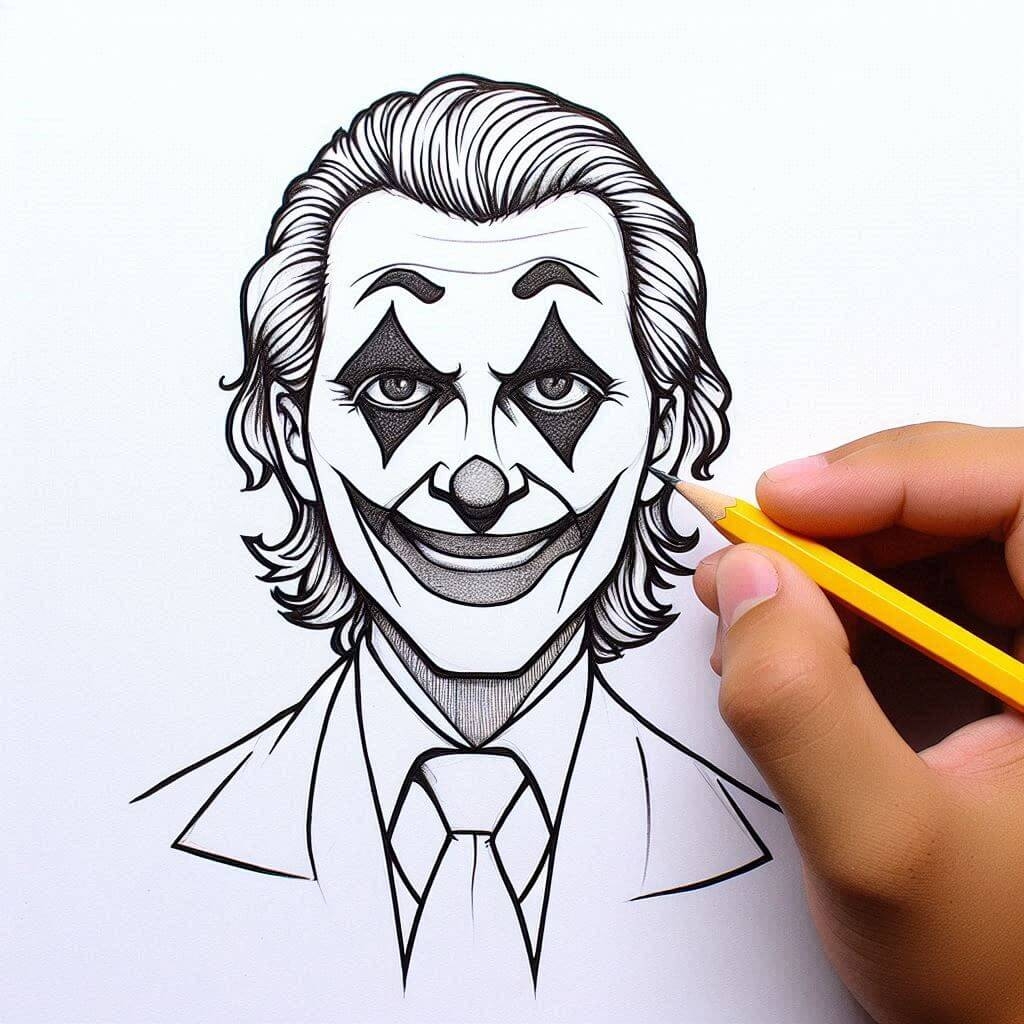 Drawing Joker A Step By Step Guide Make Drawing