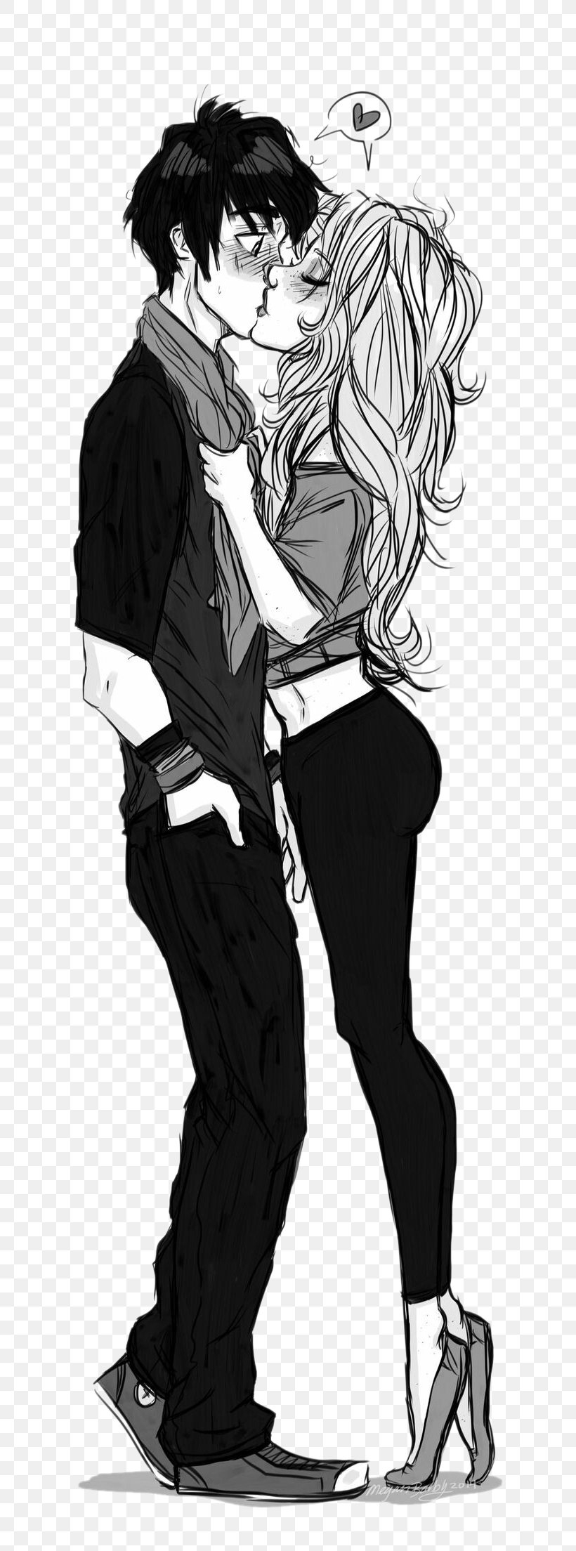 draw kissing