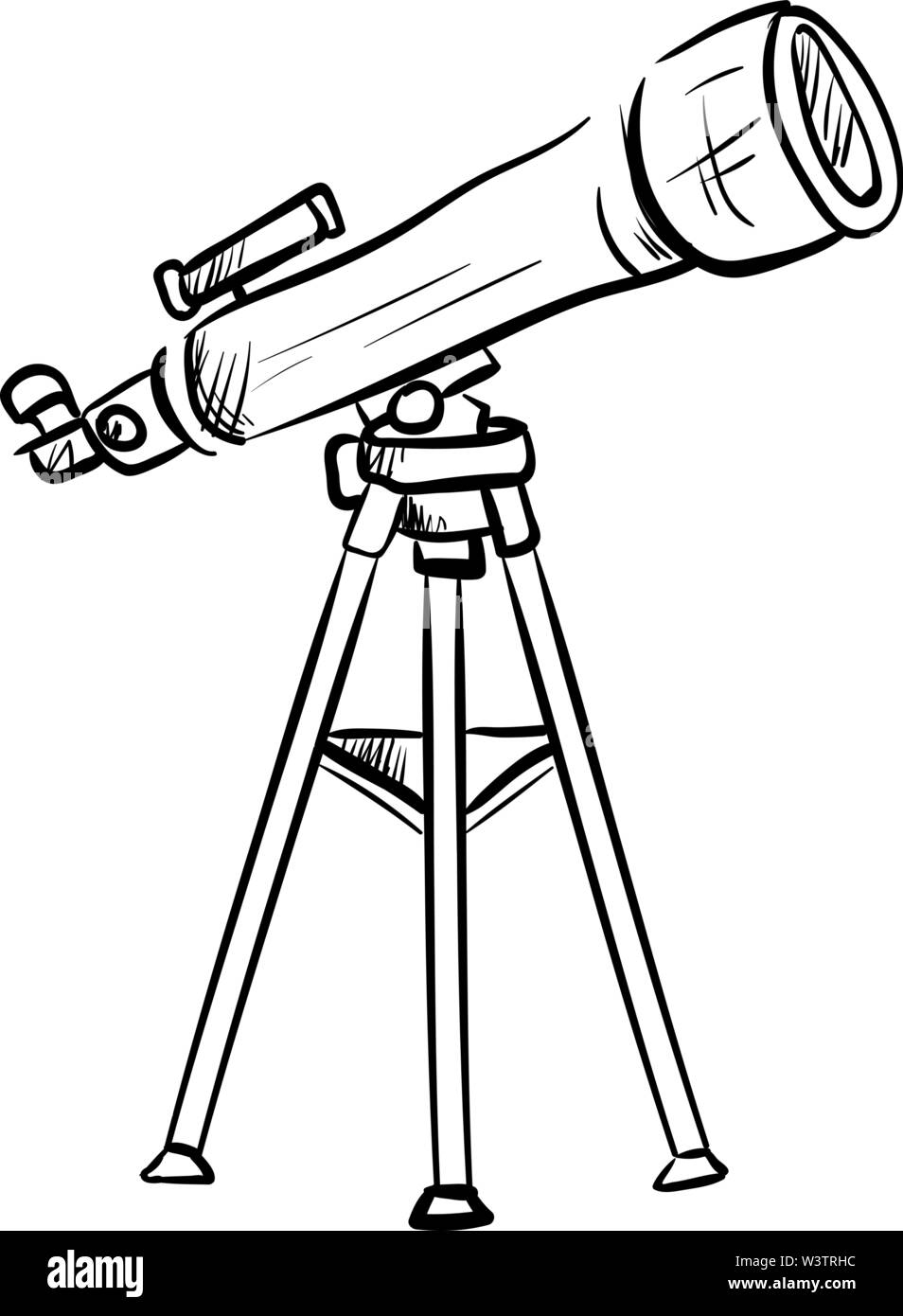 telescope drawing
