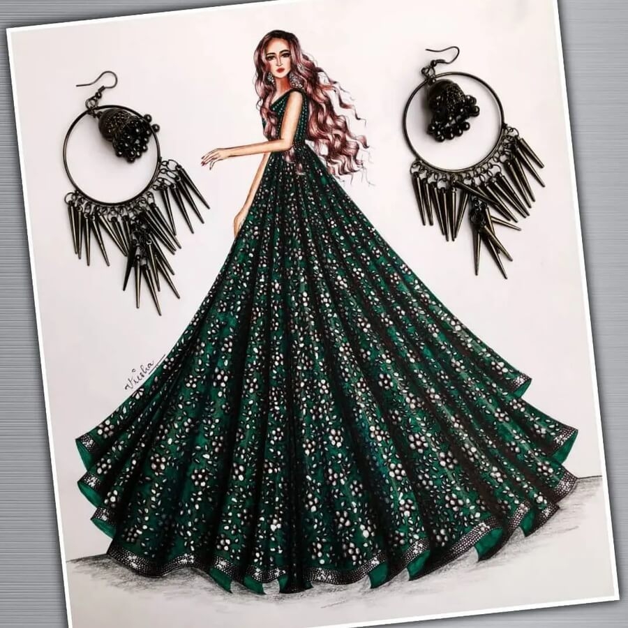 Dress Art Drawing Dress Design Drawing Outlet How Large Fabulous To Draw Dresses 