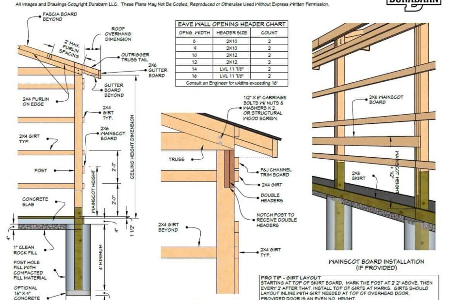 DURABARN DIY Construction Plans How Detailed Are They