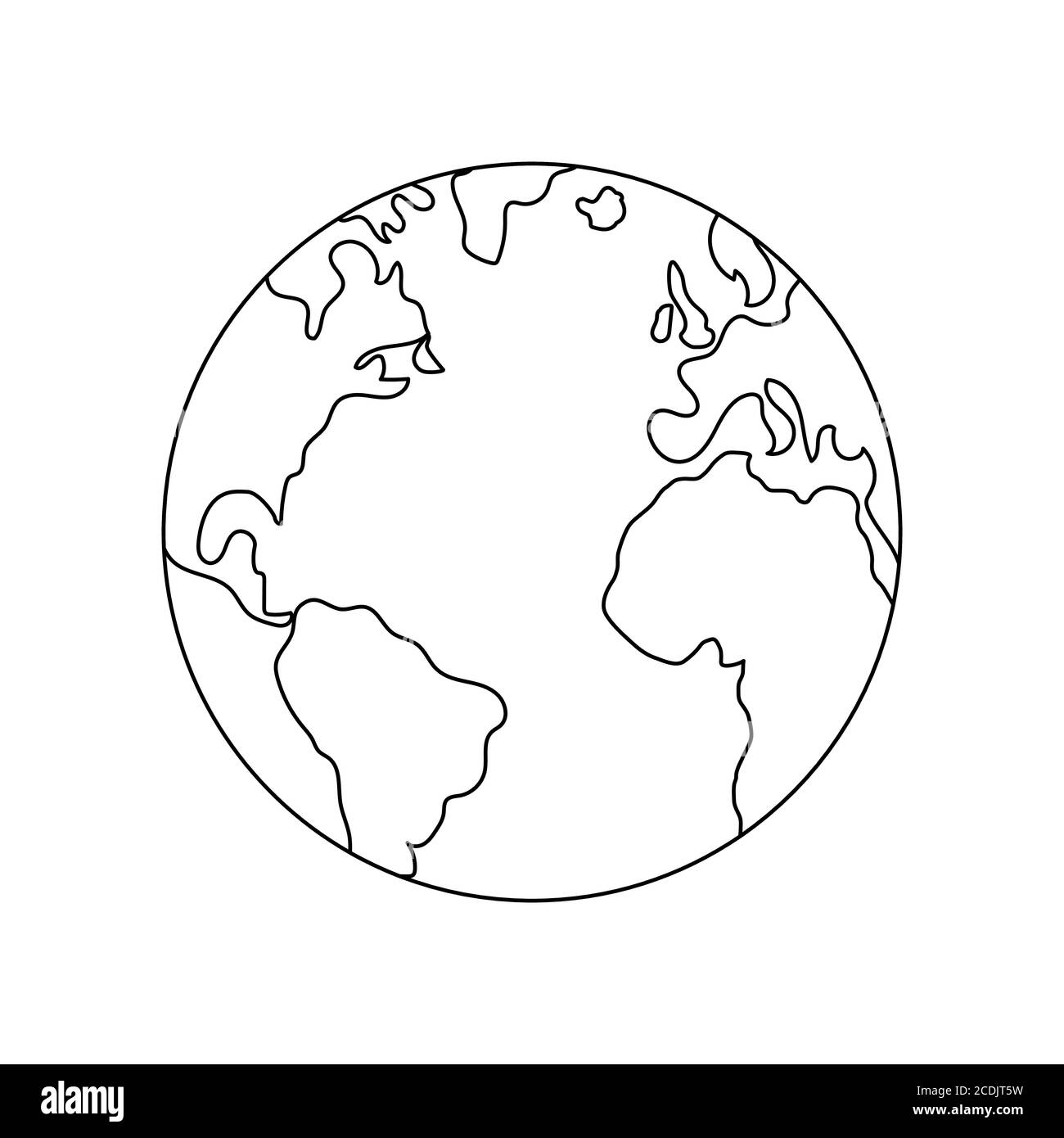 Earth Globe Drawing Hi res Stock Photography And Images Alamy