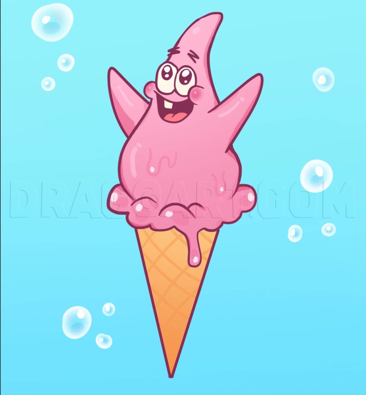 Easy And Fun Guide Learn How To Draw Patrick Star With Simple 