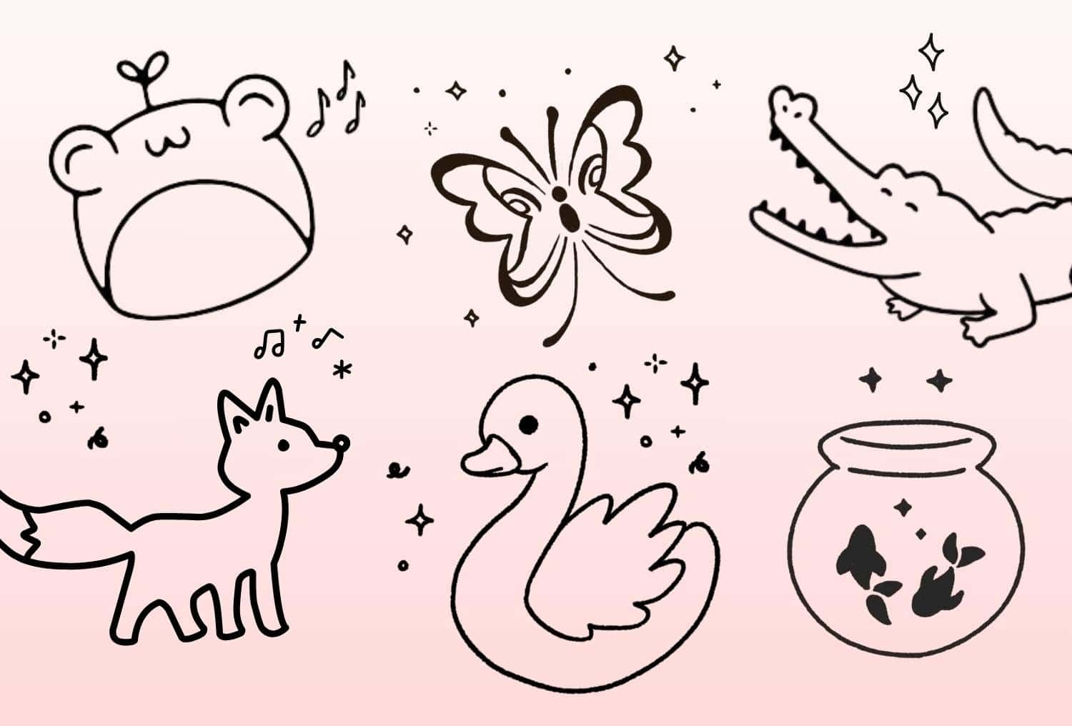 easy drawing images