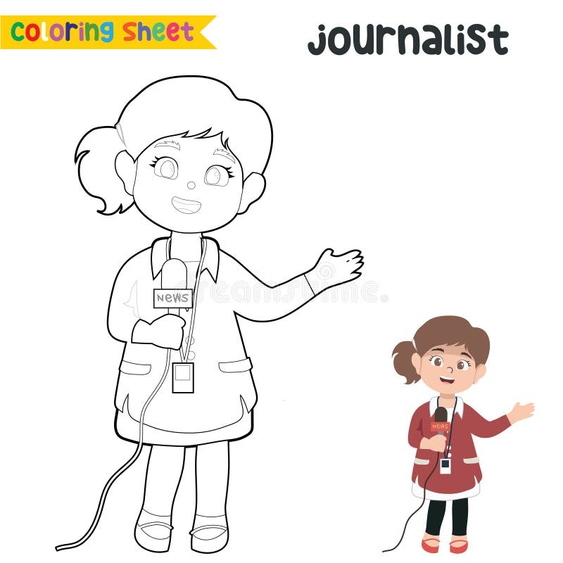 dia del periodista easy drawing