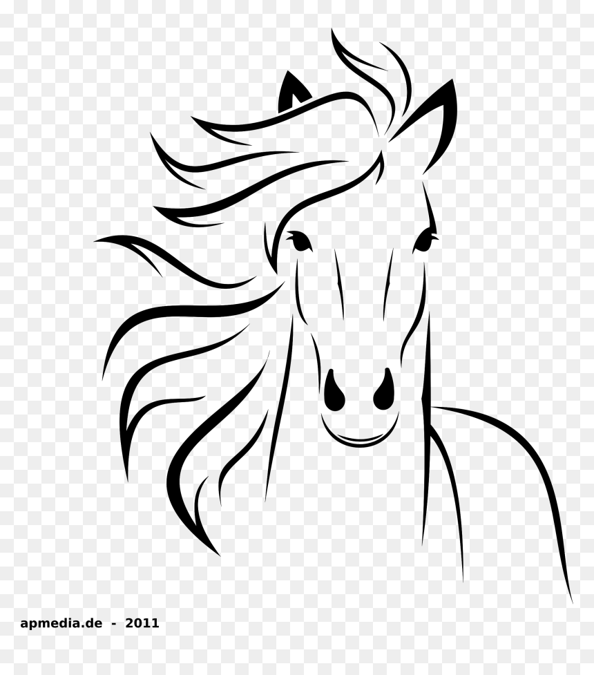 easy horse drawings