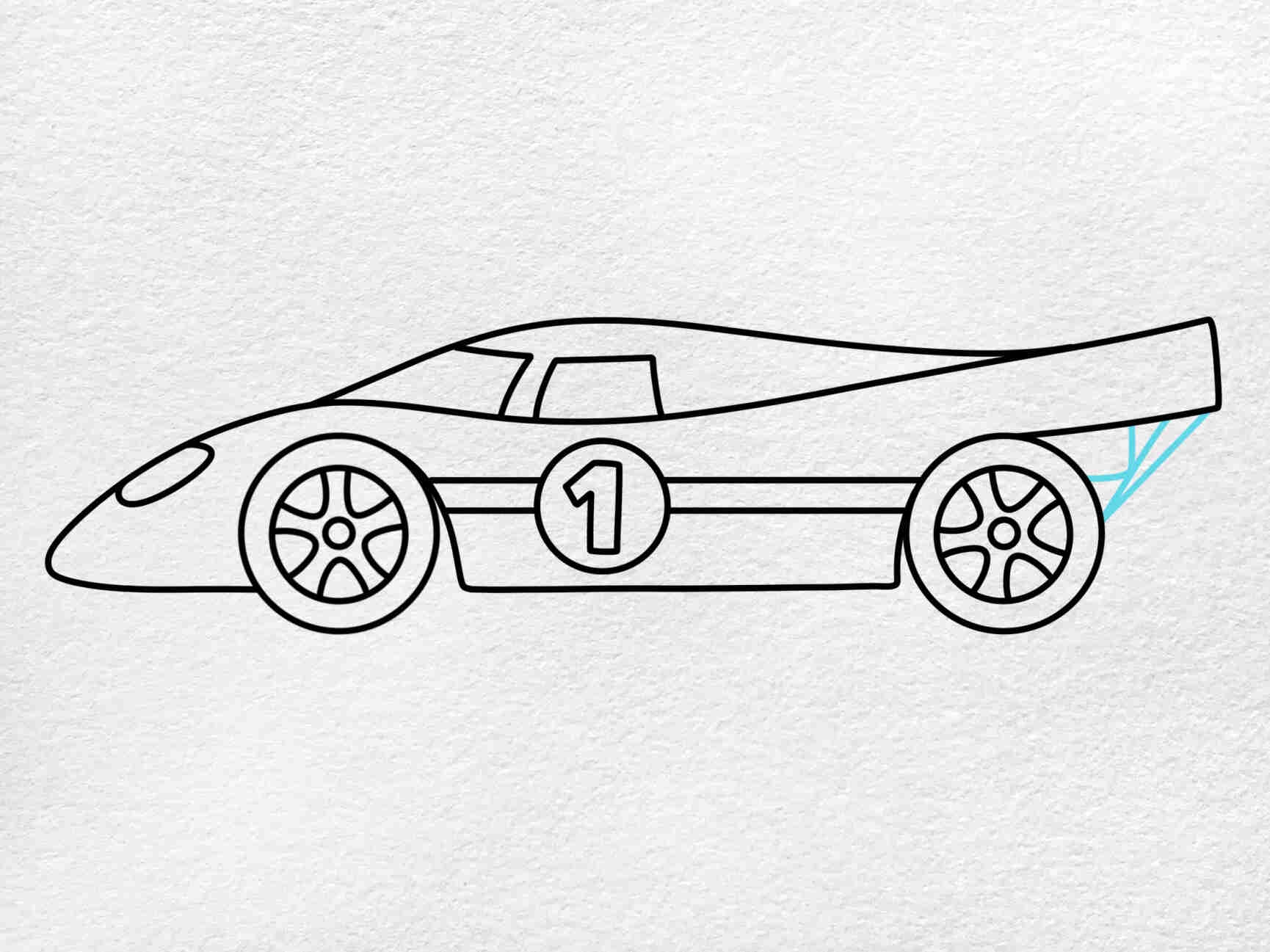 car draw race