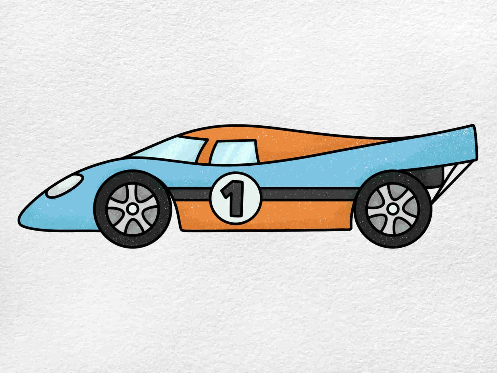 Easy Race Car Drawing HelloArtsy