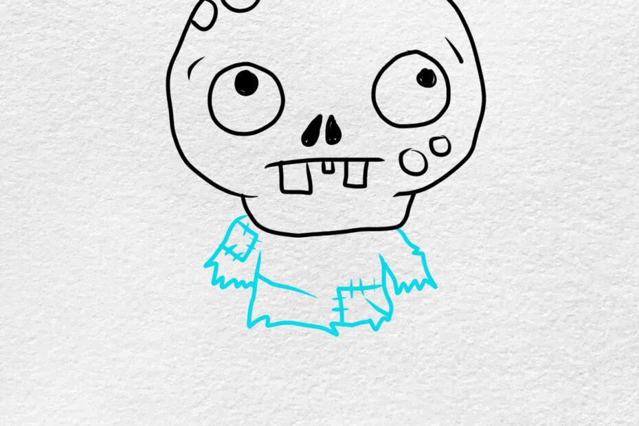 Easy Zombie Drawing HelloArtsy
