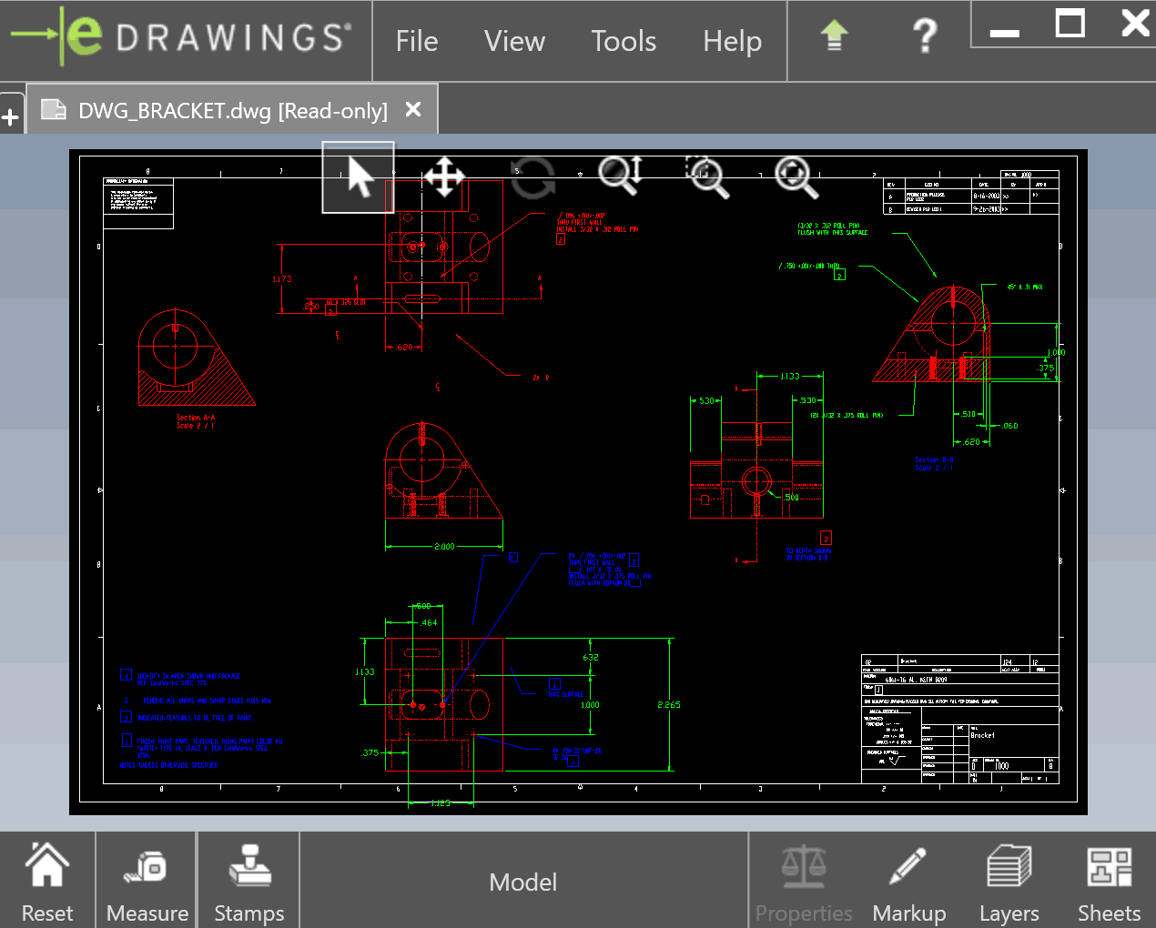 EDrawings Is A Free DWG Viewer Alternative To DraftSight