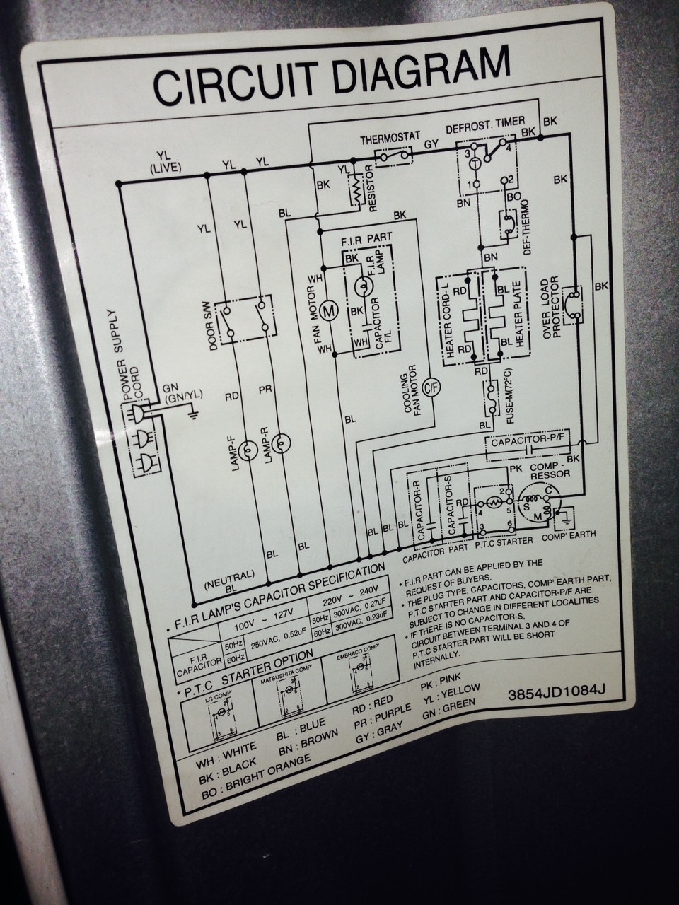 Electrical What Is The Power Consumption Of My LG Refrigerator 
