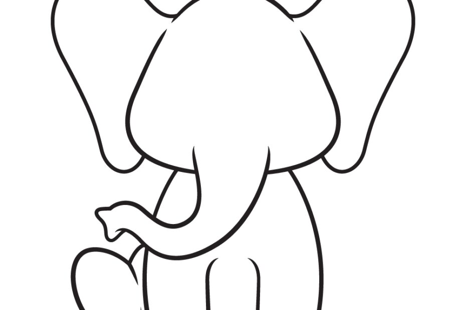 Elephant Drawing How To Draw An Elephant Step By Step