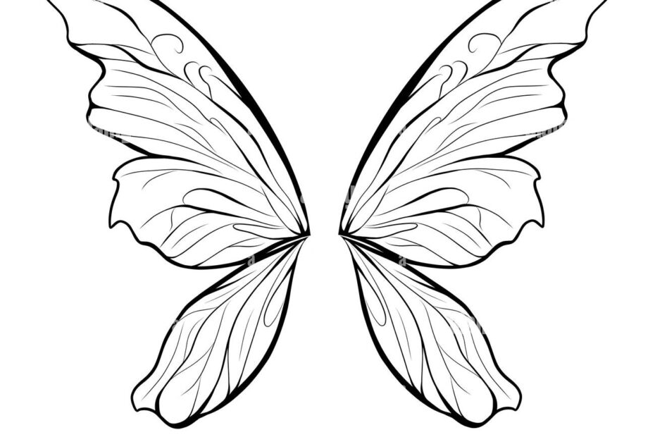 Fairy Wings Black And White Stock Photos U0026 Images Alamy