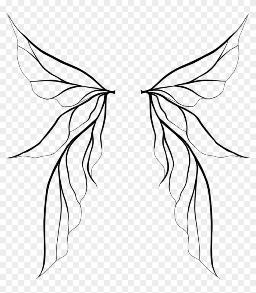 Fairy Wings White Fairy Wings Drawing Png Free Transparent PNG Clipart Images Download