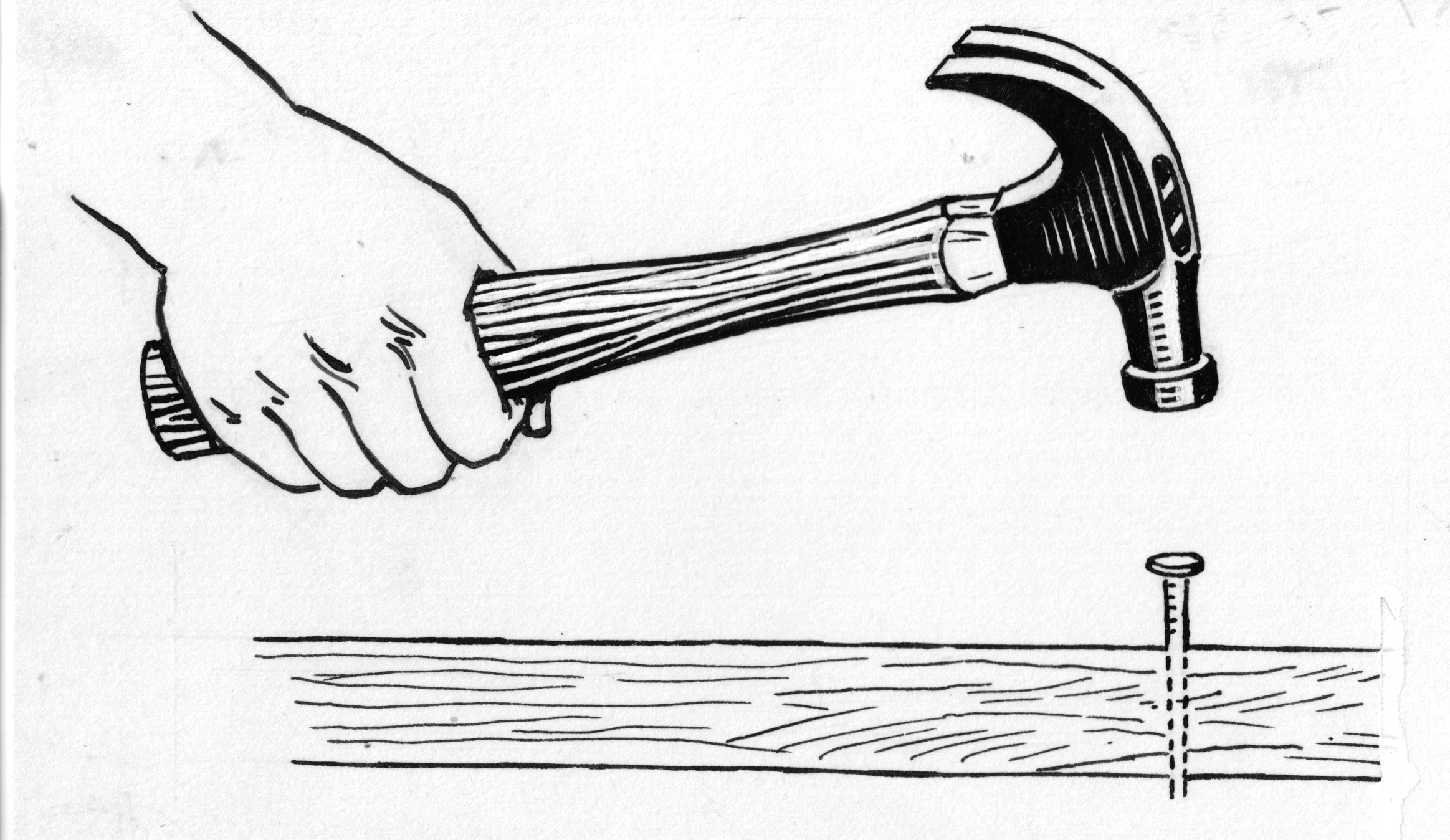 File Hammering A Nail line Art PSF H 420004 cropped png Wikimedia Commons