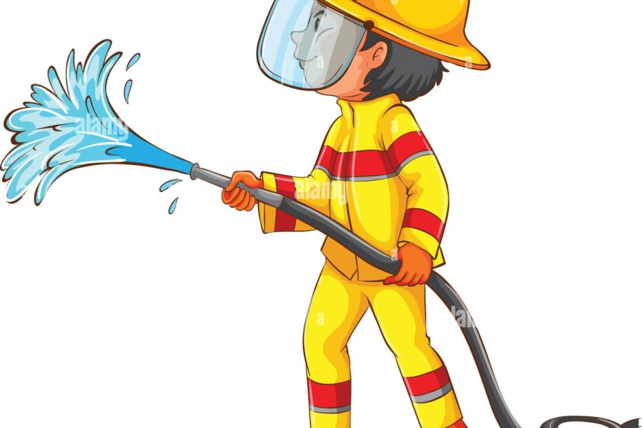 Fireman Drawing Cut Out Stock Images U0026 Pictures Alamy