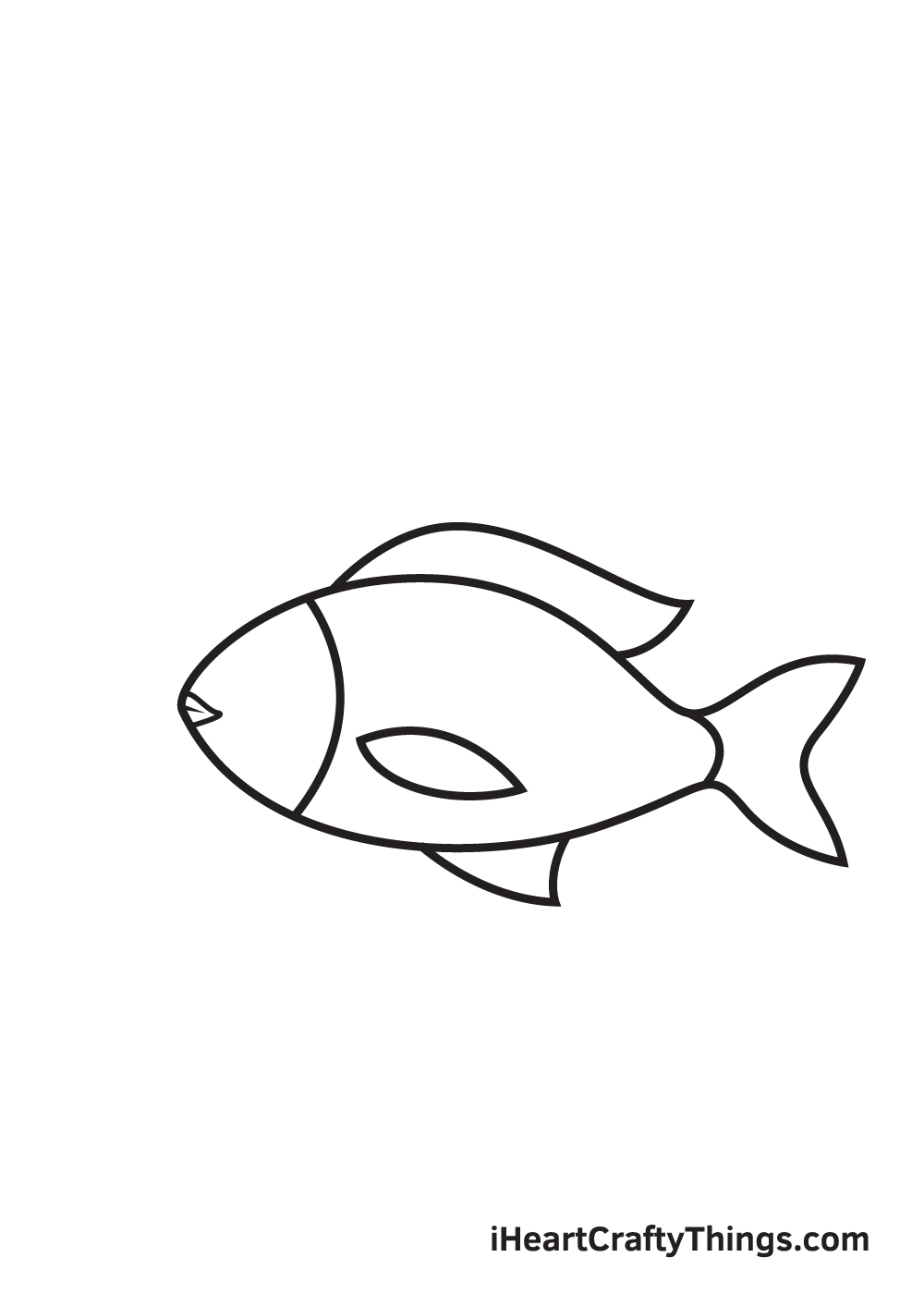 simple fish drawing