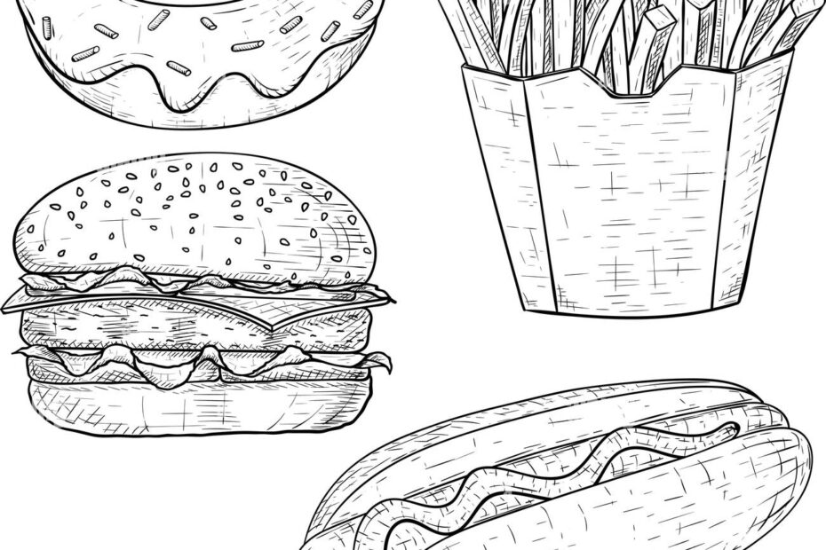 Food Sketch Hi res Stock Photography And Images Alamy