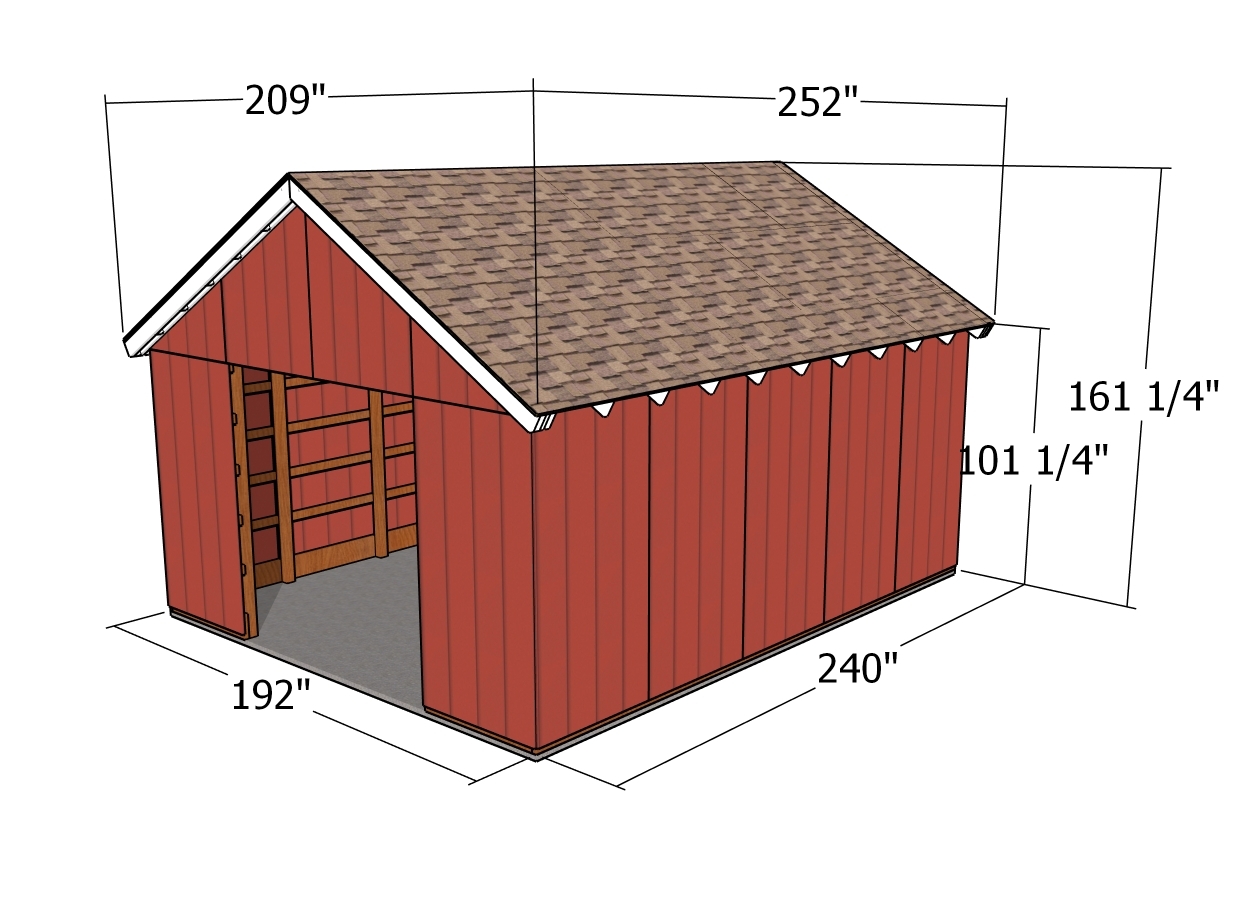 pole barn drawings