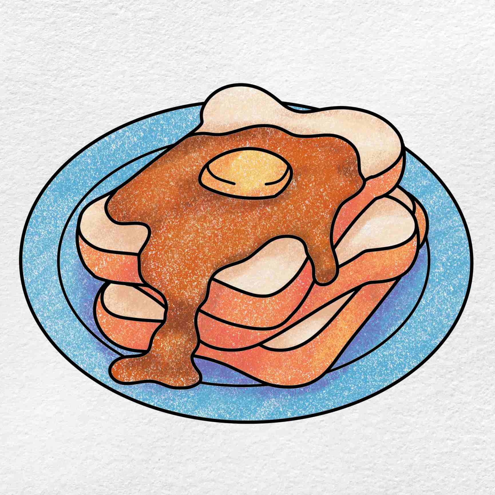 French Toast Drawing HelloArtsy