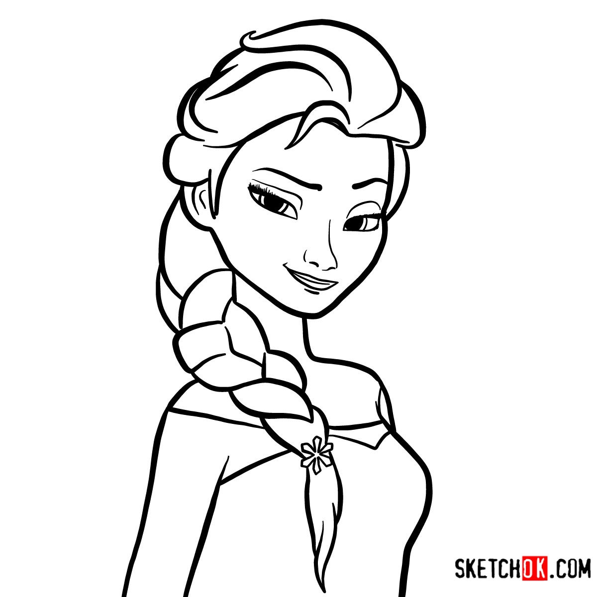 Frozen In Time How To Draw Elsa s Enchanting Face