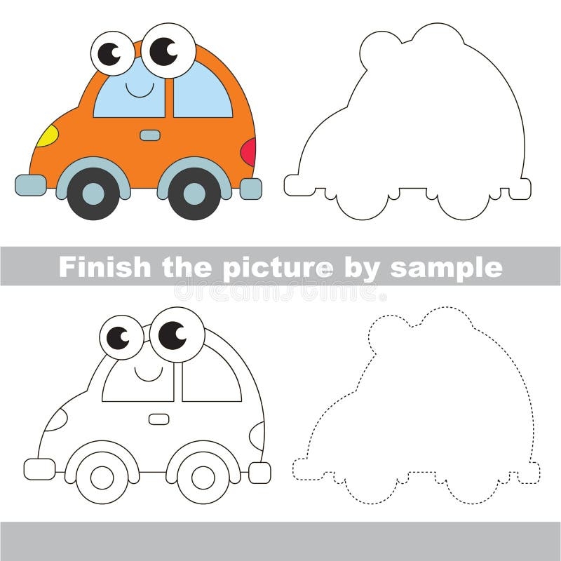 car drawing game