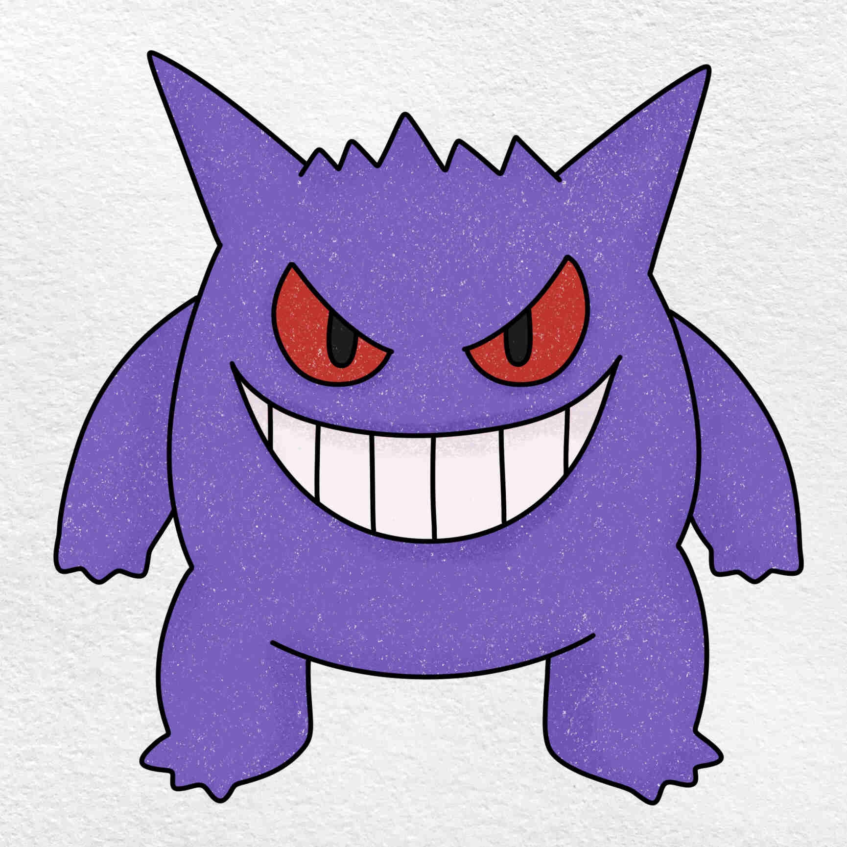 Gengar Drawing HelloArtsy