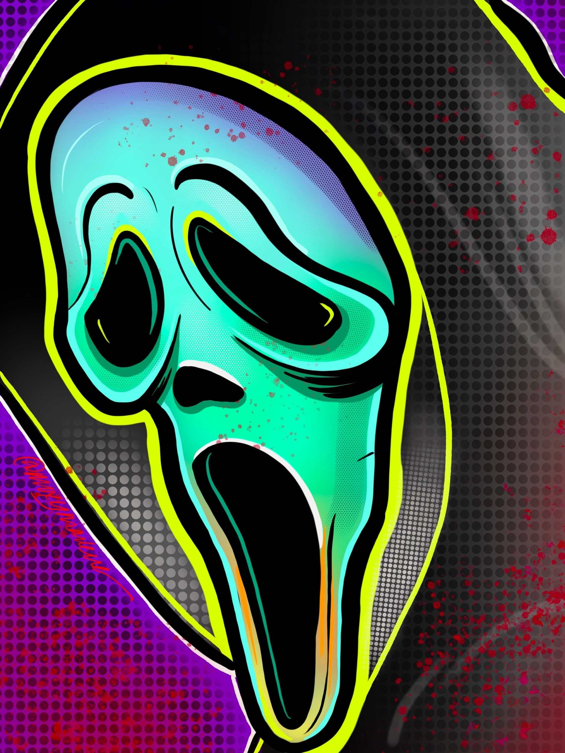 ghost face drawings