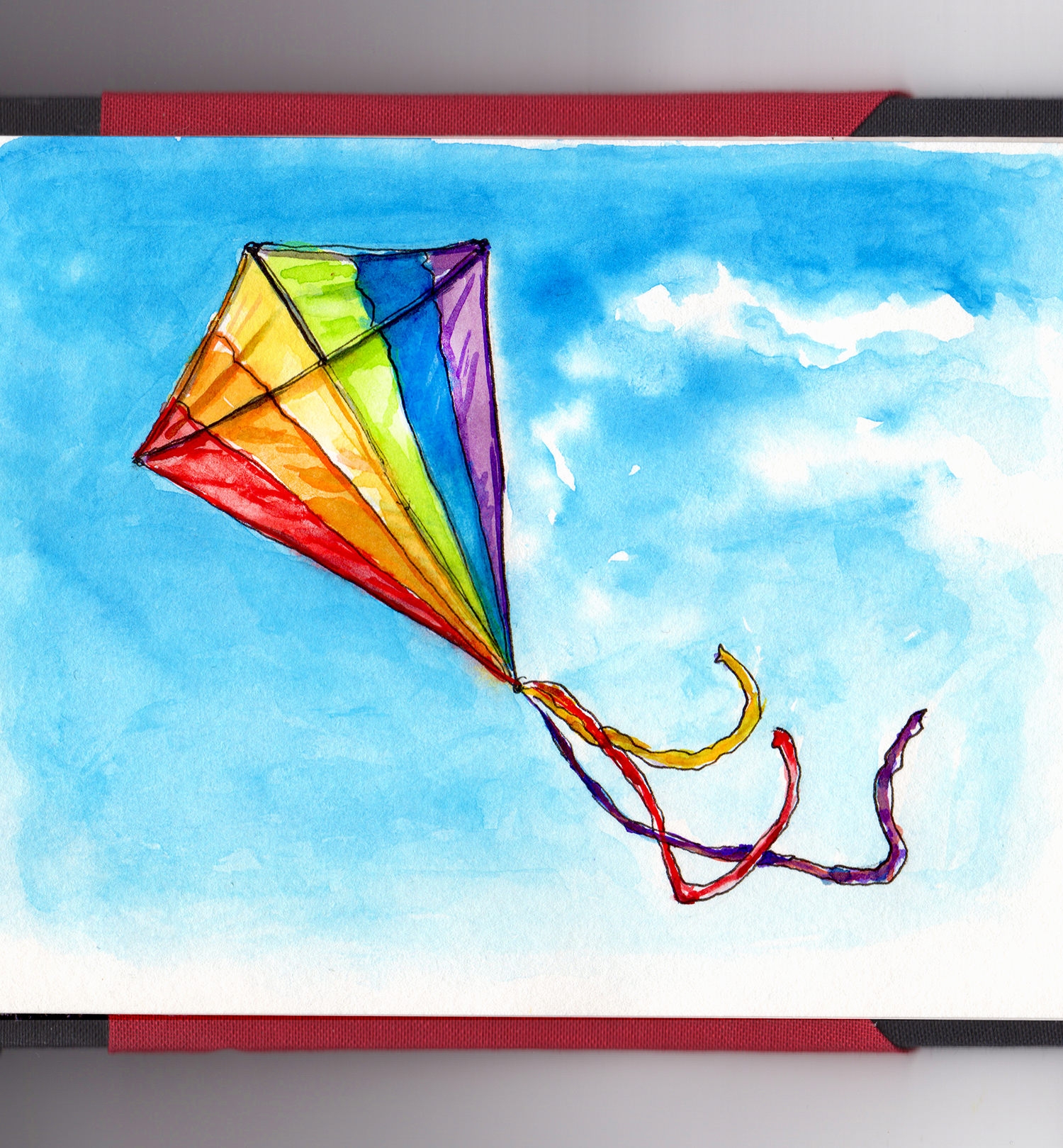 kite drawing