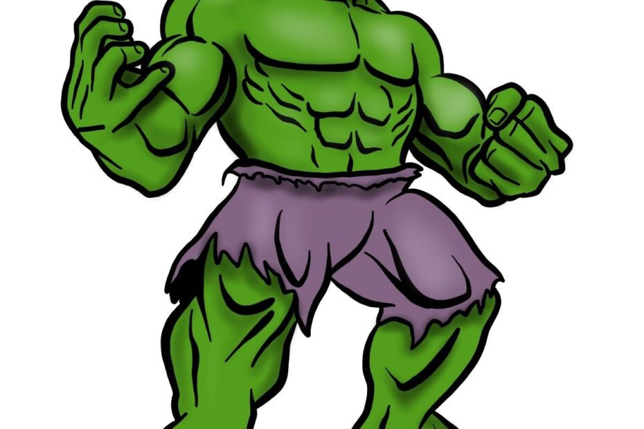 Go Green With Rage Mastering How To Draw The Hulk