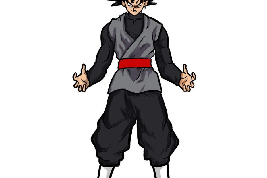 Goku Black Drawings Sketchok Easy Drawing Guides