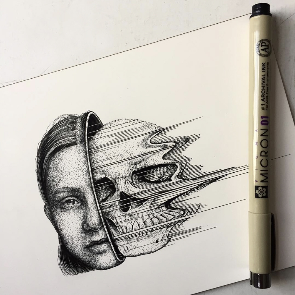 Graphic Media Pen And Ink On Claybord Artist Surfaces Ampersand Art