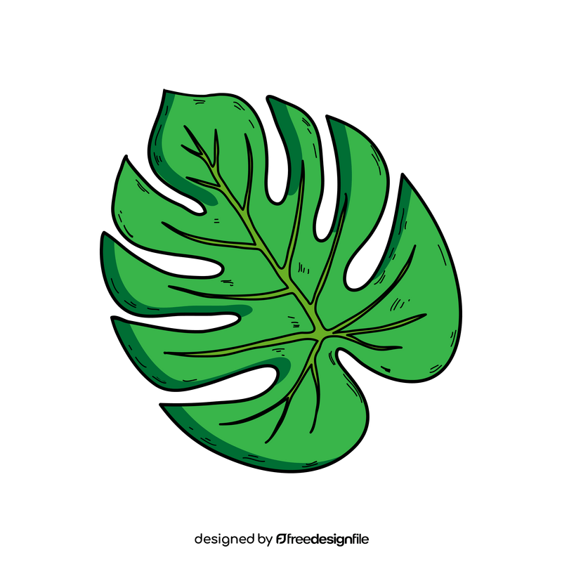 Green Palm Leaf Drawing Clipart Free Download